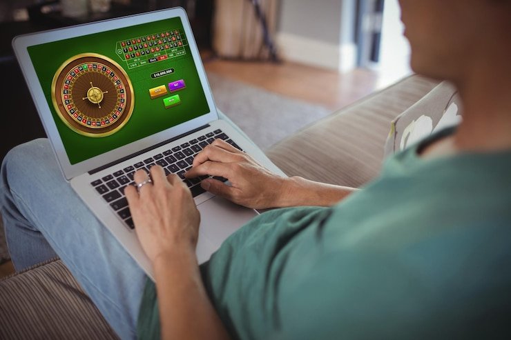 Antarmuka blackjack dengan feed dealer langsung Antarmuka permainan blackjack Push Gaming dengan dealer live
